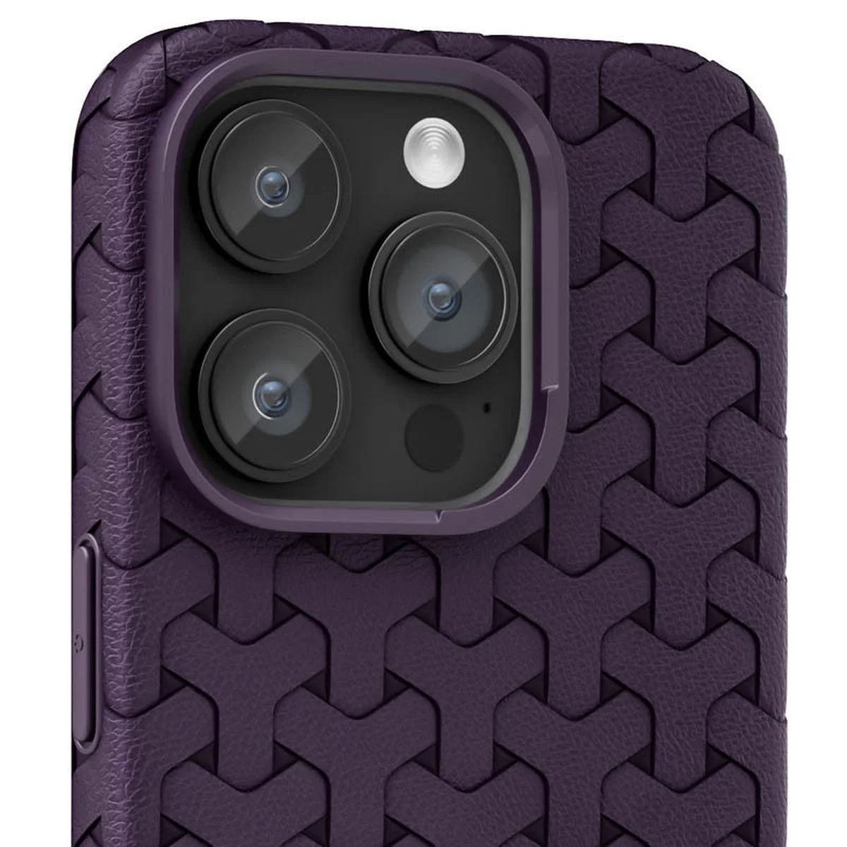 Чехол TPU Weaving для Apple iPhone 15 Pro Max (6.7") Purple