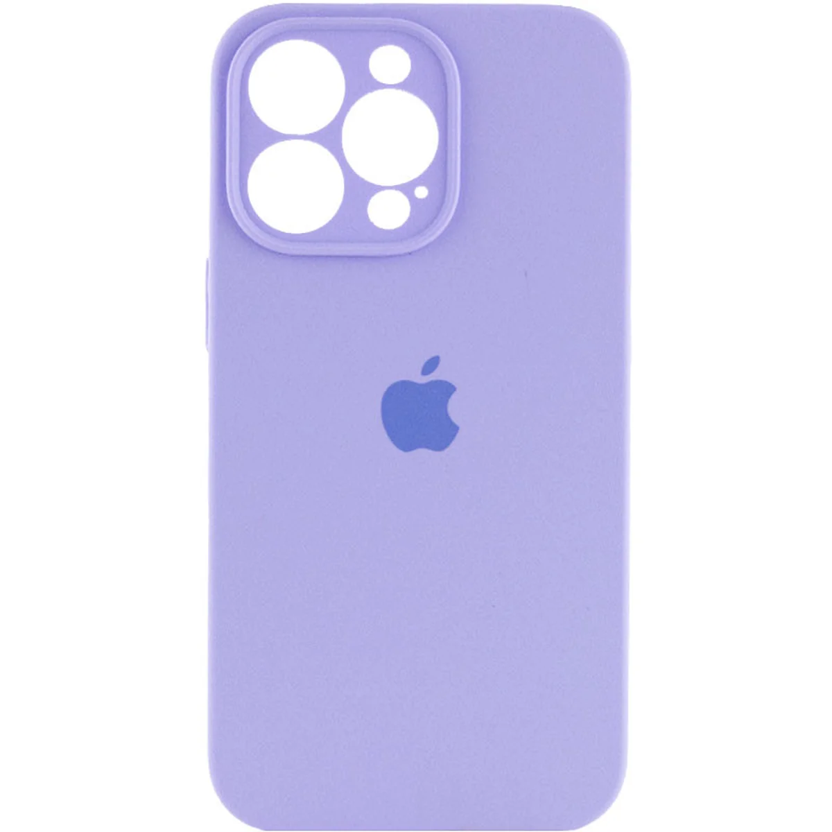 Чехол Silicone Case Full Camera Protective (AA) для Apple iPhone 15 Pro Max (6.7") Сиреневый / Dasheen