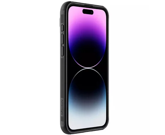Карбонова накладка Nillkin CamShield Pro Magnetic для Apple iPhone 15 Pro Max (6.7") Black