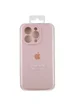 Чехол Silicone Case Full Camera Protective (AA) для Apple iPhone 15 Pro Max (6.7") Розовый / Chalk Pink