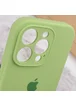 Чехол Silicone Case Full Camera Protective (AA) для Apple iPhone 15 Pro Max (6.7") Мятный / Mint