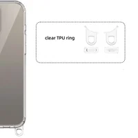 Чехол TPU Transparent with Straps для Apple iPhone 15 Pro Max (6.7") Clay
