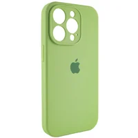Чехол Silicone Case Full Camera Protective (AA) для Apple iPhone 15 Pro Max (6.7") Мятный / Mint