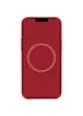 Чехол Silicone case (AAA) full with Magsafe and Animation для Apple iPhone 15 Pro Max (6.7") Красный / Guava