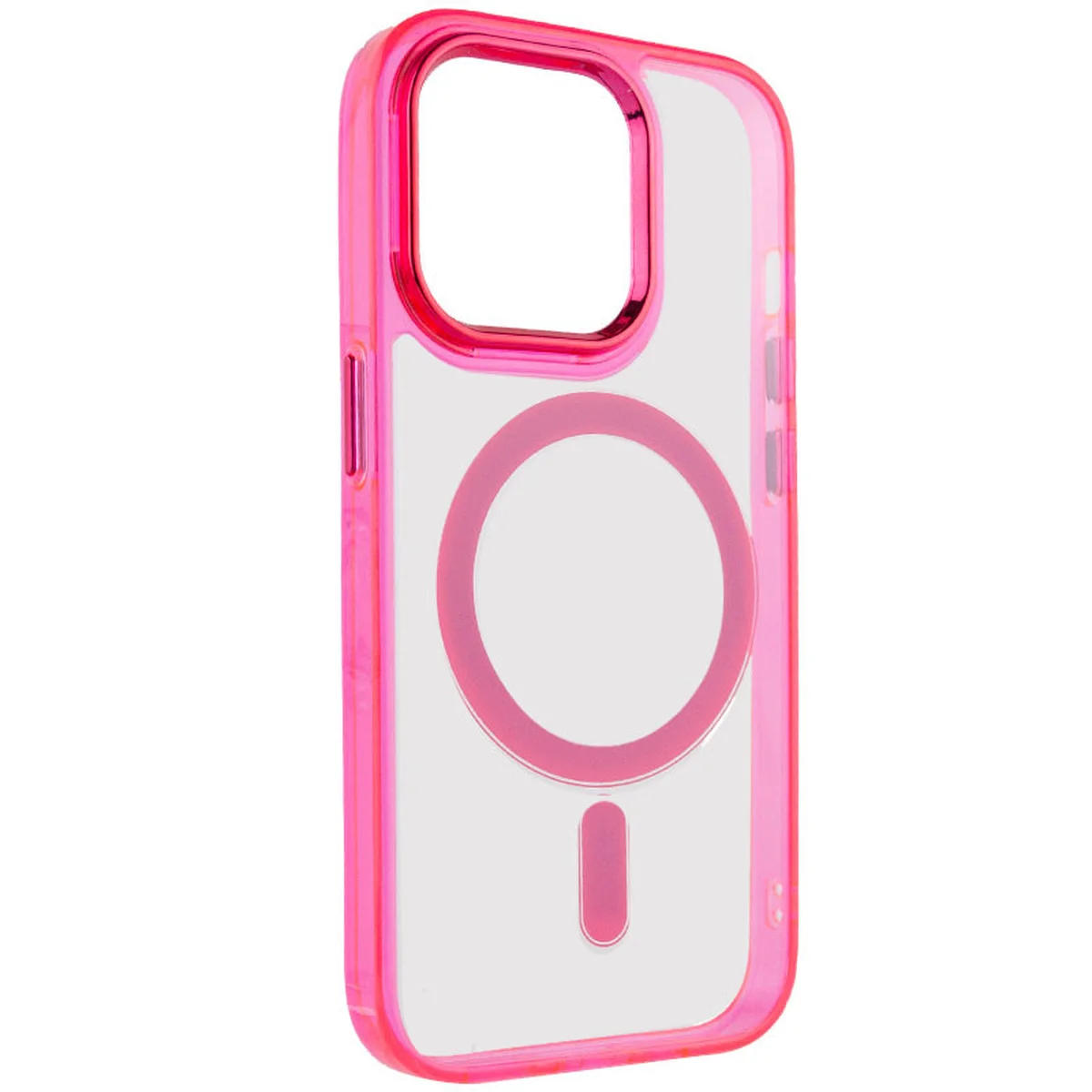 Чехол TPU Iris with MagSafe для Apple iPhone 15 Pro Max (6.7") Малиновый