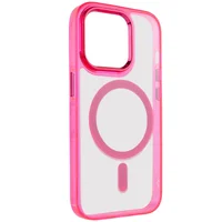 Чехол TPU Iris with MagSafe для Apple iPhone 15 Pro Max (6.7") Малиновый