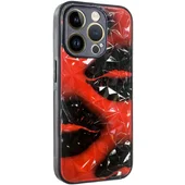 TPU+PC чехол Prisma Plushie для Apple iPhone 15 Pro Max (6.7") Kiss