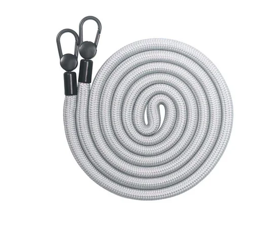 Чехол TPU Transparent with Straps для Apple iPhone 15 Pro Max (6.7") Grey