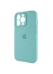 Чехол Silicone Case Full Camera Protective (AA) для Apple iPhone 15 Pro Max (6.7") Бирюзовый / Marine Green