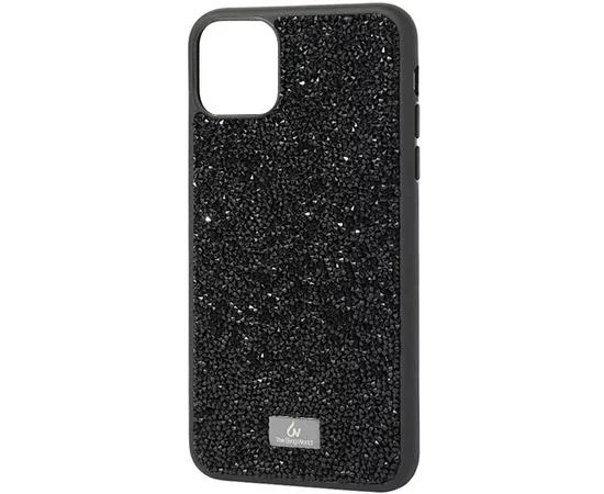 TPU чехол Bling World Rock Diamond для Apple iPhone 15 Pro Max (6.7") Черный