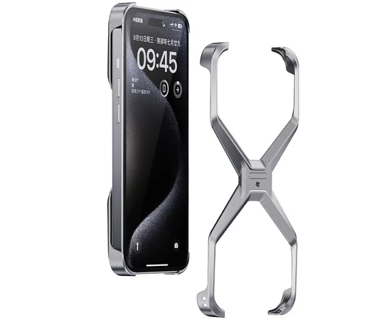 Чехол Bumper X для Apple iPhone 15 Pro Max (6.7") Titanium