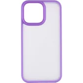 TPU+PC чохол Metal Buttons для Apple iPhone 15 Pro Max (6.7") Бузковий