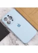 Чехол Silicone Case Full Camera Protective (AA) для Apple iPhone 15 Pro Max (6.7") Голубой / Sweet Blue