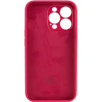 Чохол Silicone Case Full Camera Protective (AA) Apple iPhone 15 Pro Max (6.7") Червоний / Rose Red