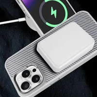 Чохол TPU+PC Carbon Mirage with MagSafe для Apple iPhone 15 Pro Max (6.7") Grey