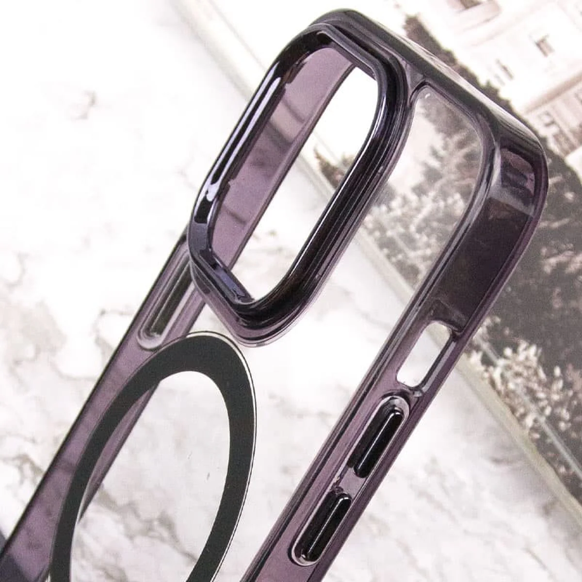 Чехол TPU Iris with MagSafe для Apple iPhone 15 Pro Max (6.7") Черный