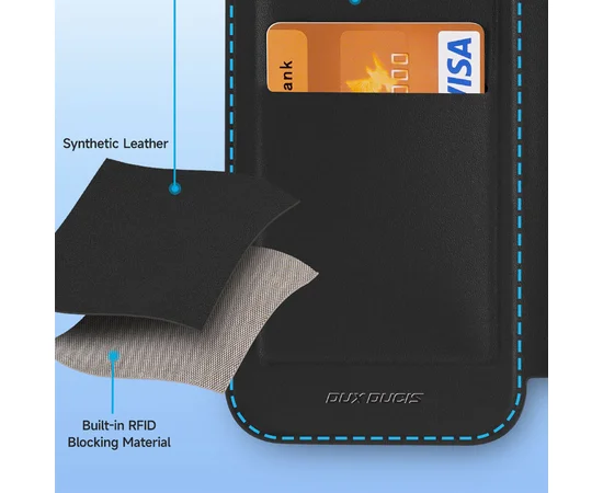 Чехол-книжка Dux Ducis Skin X Pro with MagSafe для Apple iPhone 15 Pro Max (6.7") Black