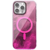 Чехол TPU Shiny Mountain (MagFit) для Apple iPhone 15 Pro Max (6.7") Pink