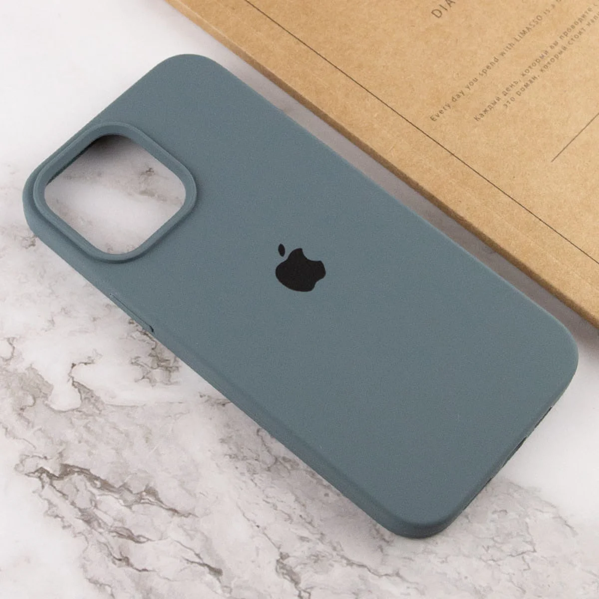 Чехол Silicone Case Full Protective (AA) для Apple iPhone 15 Pro Max (6.7") Зеленый / Cactus