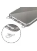 Чехол TPU Transparent with Straps для Apple iPhone 15 Pro Max (6.7") Grey