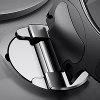 TPU+PC чехол Metal Buttons with MagSafe Colorful HQ Ring для Apple iPhone 15 Pro Max (6.7") Black