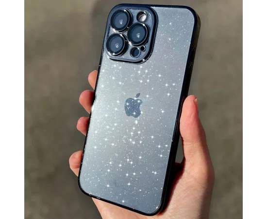 Чехол TPU+PC Glittershine для Apple iPhone 15 Pro Max (6.7") Black
