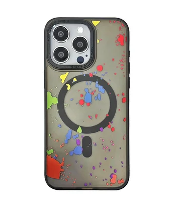 Чохол TPU+PC Flush with MagSafe для Apple iPhone 15 Pro Max (6.7") Titanium black