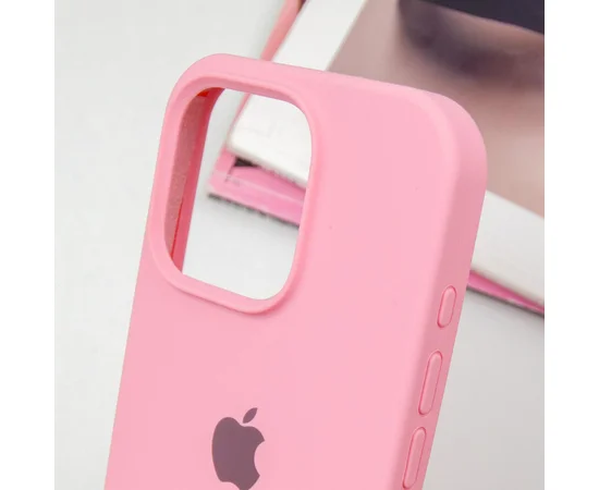 Чехол Silicone Case Full Protective (AA) для Apple iPhone 15 Pro Max (6.7") Розовый / Pink