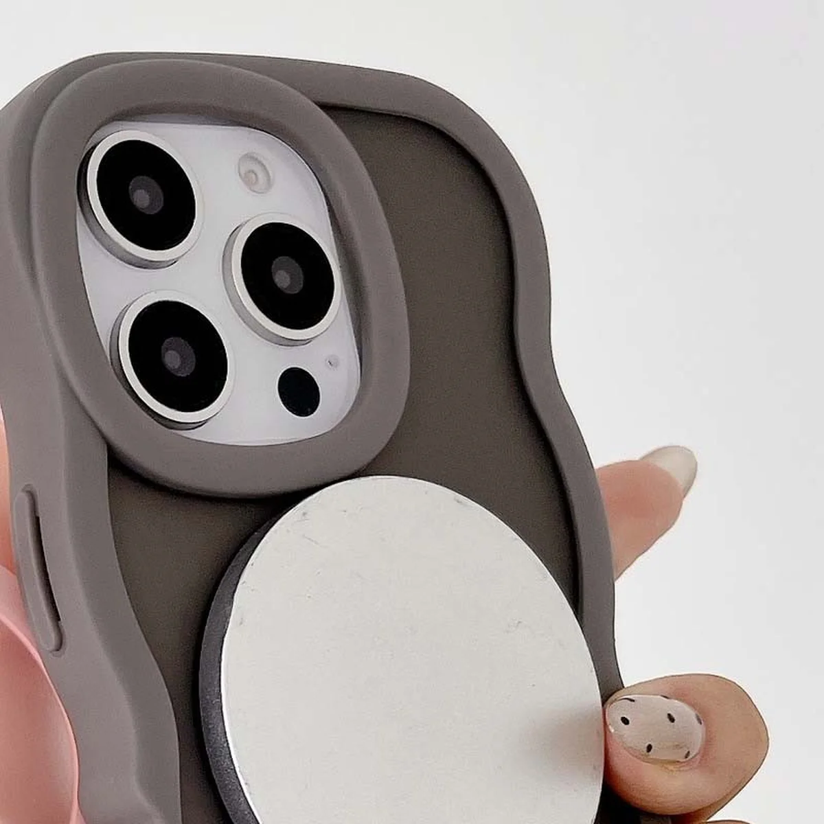 Чехол TPU+PC Undine with MagSafe для Apple iPhone 15 Pro Max (6.7") Grey