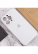 Чехол Silicone Case Full Camera Protective (AA) для Apple iPhone 15 Pro Max (6.7") Белый / White