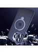 TPU+PC чехол Metal Buttons with MagSafe Colorful HQ Ring для Apple iPhone 15 Pro Max (6.7") Dark Blue