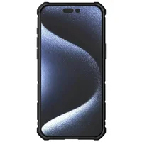 TPU+PC чехол Nillkin CamShield Armor (шторка на камеру) для Apple iPhone 15 Pro Max (6.7") Зеленый