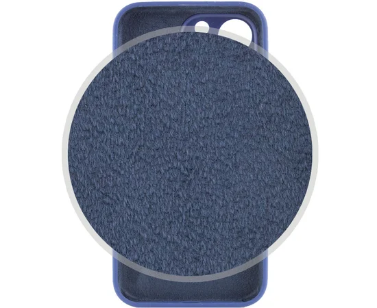 Чехол Silicone Case Full Camera Protective (AA) для Apple iPhone 15 Pro Max (6.7") Синий / Deep navy