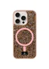 TPU чохол Bling World Rock Diamond with MagSafe для Apple iPhone 15 Pro Max (6.7") Rose Gold