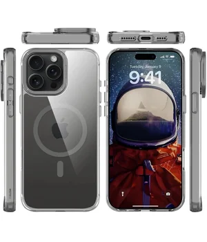 Чехол TPU Space Case Apex with MagSafe для Apple iPhone 15 Pro Max (6.7") Grey