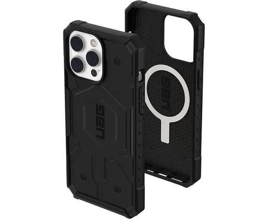Ударопрочный чехол UAG Pathfinder with MagSafe для Apple iPhone 15 Pro Max (6.7") Черный