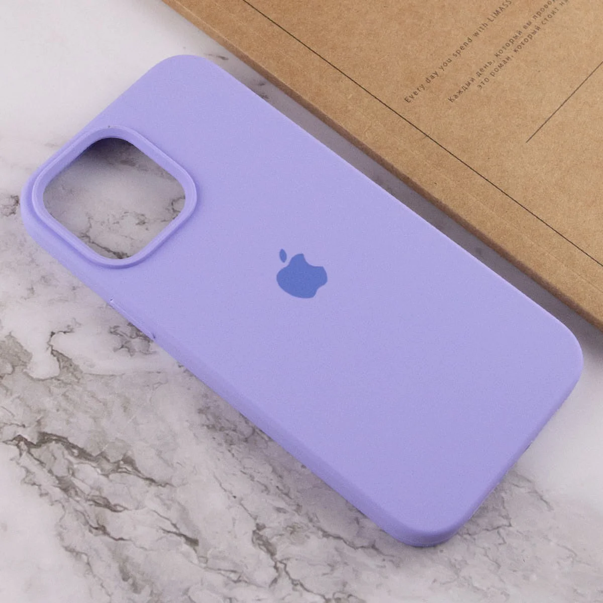 Чохол Silicone Case Full Protective (AA) для Apple iPhone 15 Pro Max (6.7") Бузковий / Dasheen