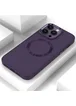TPU чехол Bonbon Metal Style with MagSafe для Apple iPhone 15 Pro Max (6.7") Фиолетовый / Dark Purple