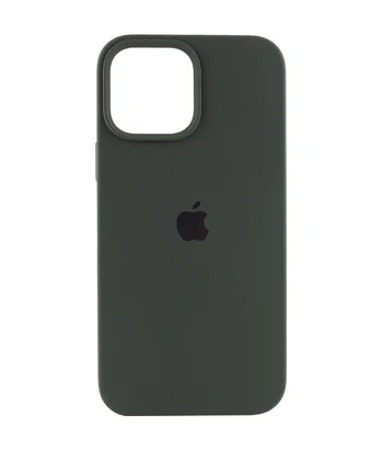 Чехол Silicone Case Full Protective (AA) для Apple iPhone 15 Pro Max (6.7") Зеленый / Cyprus Green