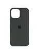 Чехол Silicone Case Full Protective (AA) для Apple iPhone 15 Pro Max (6.7") Зеленый / Cyprus Green