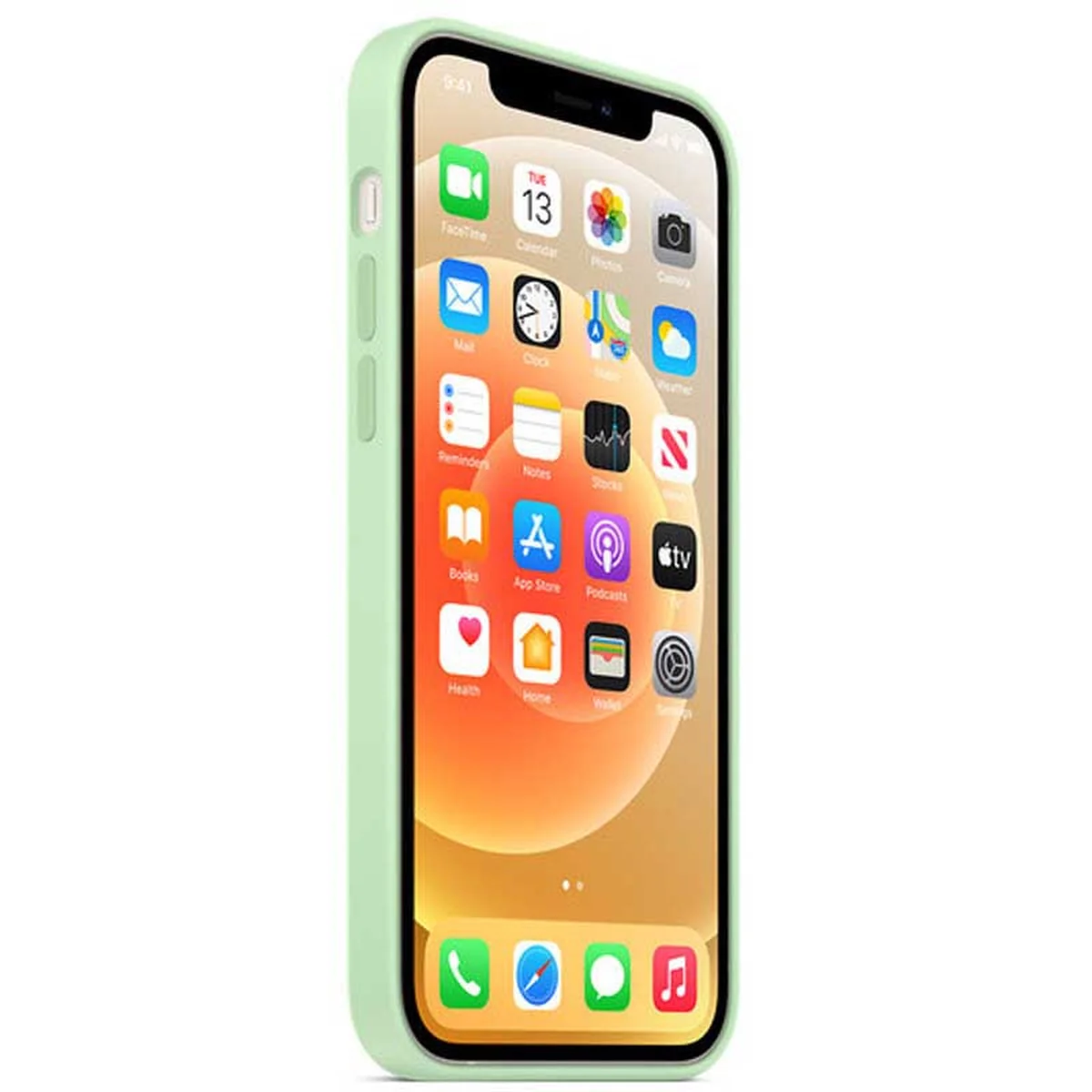 Чехол Silicone Case Full Protective (AA) для Apple iPhone 15 Pro Max (6.7") Зеленый / Pistachio