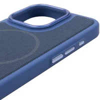 Чохол PC TechWoven Hybrid with MagSafe для Apple iPhone 15 Pro Max (6.7") Blue