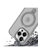 TPU+PC чехол Metal Buttons with MagSafe Colorful HQ Ring для Apple iPhone 15 Pro Max (6.7") Grey