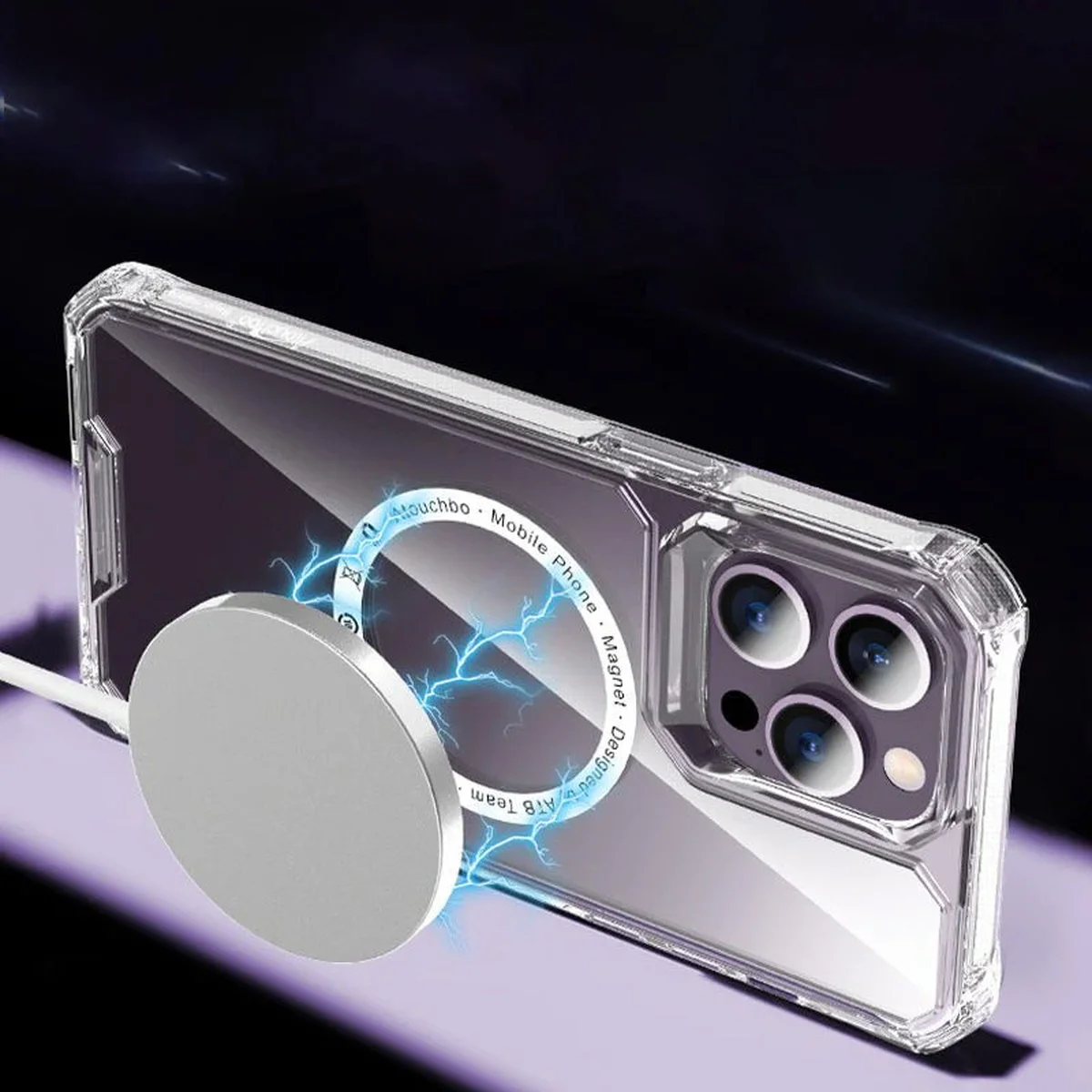 Чехол TPU Gorilla with MagSafe для Apple iPhone 15 Pro Max (6.7") Clear