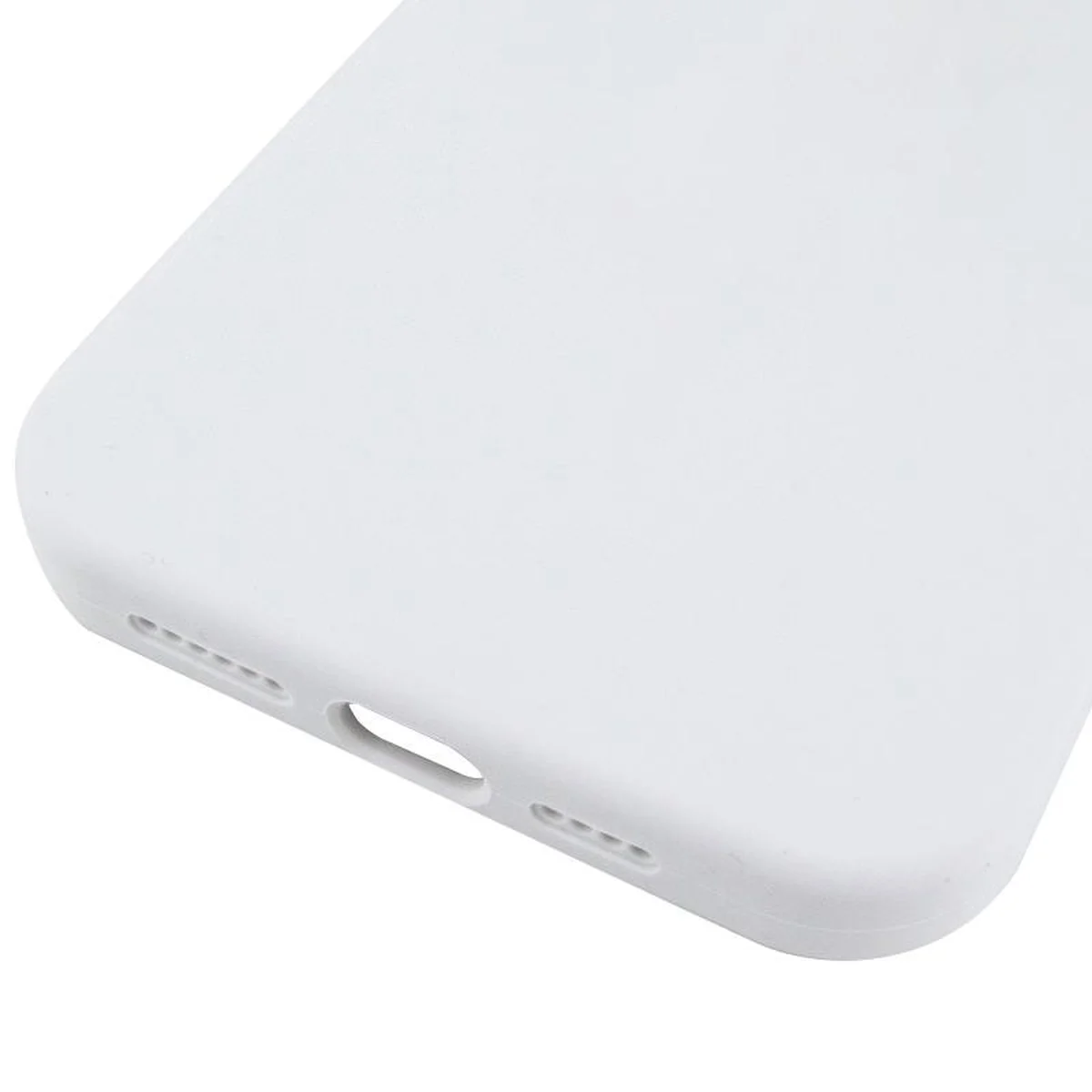 Чехол Silicone Case (AA) Logo with MagSafe для Apple iPhone 15 Pro Max (6.7") Белый / White