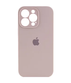 Чехол Silicone Case Full Camera Protective (AA) для Apple iPhone 15 Pro Max (6.7") Серый / Lavender