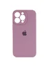 Чехол Silicone Case Full Camera Protective (AA) для Apple iPhone 15 Pro Max (6.7") Лиловый / Lilac Pride