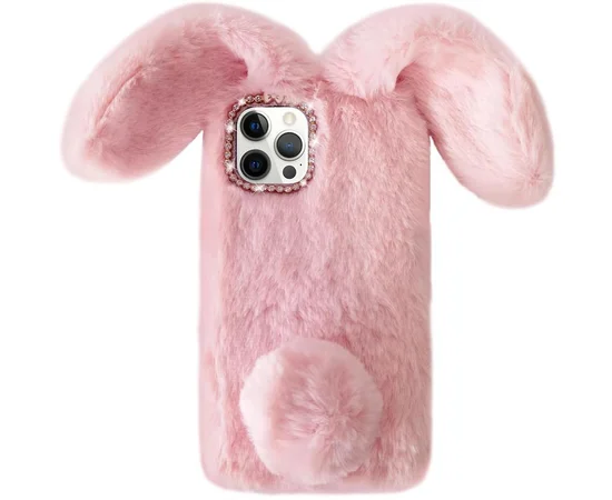 Чехол TPU Rabbit для Apple iPhone 15 Pro Max (6.7") Pink