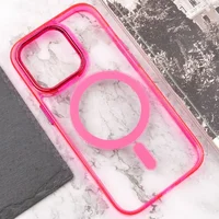 Чехол TPU Iris with MagSafe для Apple iPhone 15 Pro Max (6.7") Малиновый