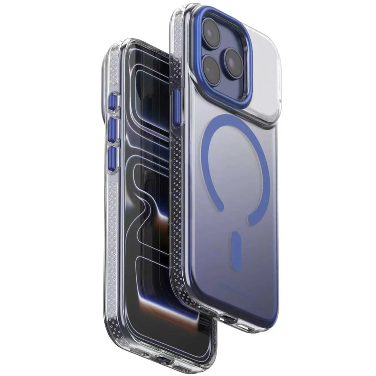 Чехол TPU+PC Puloka Resplendent with Magnetic Fit для Apple iPhone 15 Pro Max (6.7") Blue
